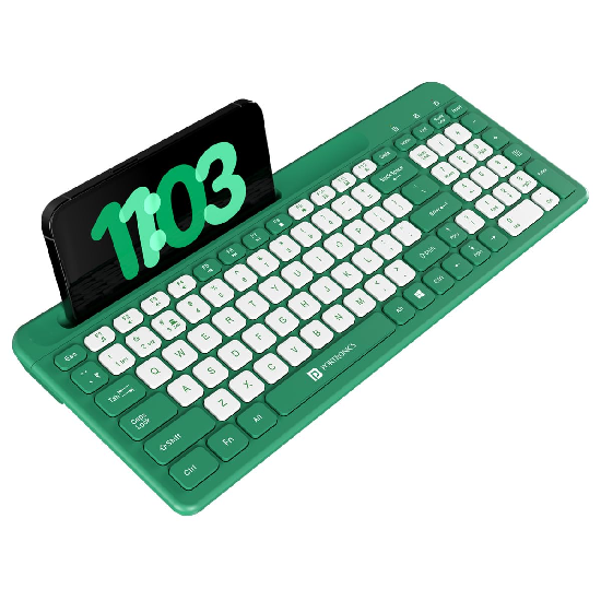 Portronics Bubble Square WL Keyboard 2.4 GHz USB